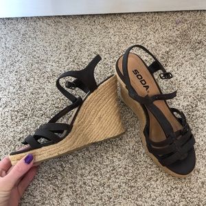 Soda Platform Sandals